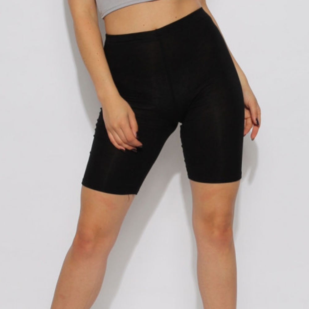 Black Biker Shorts